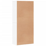 Shoe Cabinet White 80x39x178 cm Engineered Wood 3276672