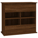 Aquarium Stand Brown Oak 81x36x73 cm Engineered Wood 833630
