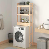 Toilet Rack 63x26x171 cm Solid Wood Pine 824658