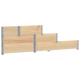 3-Tier Raised Bed 120x80 cm Solid Wood Pine 4010313