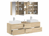 Bathroom Furniture Set 4 pcs Sonoma Oak 3406817