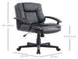 Office Chair, Computer Desk Chair, Mid Back Executive Chair with Adjustable Height and Swivel T3398P330432