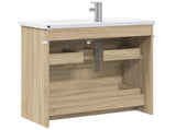 Bathroom Furniture Set Sonoma Oak 81 x 40 x 84.5 cm 3404268