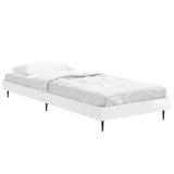 Bed Frame without Mattress High Gloss White 75x190 cm Small Single 832311