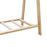 Clothes Rack with Shelves 106x34x102 cm Bamboo 4008904