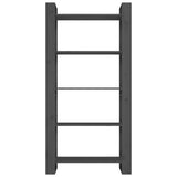 Book Cabinet/Room Divider Grey 80x35x160 cm Solid Wood 813911