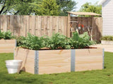 Garden Planter 150x100 cm Solid Wood Pine 3295439