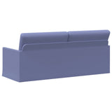 3 Seater Sofa Jeans Blue 190 x 81 x 82 cm Fabric 42041118