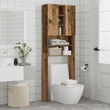 Washing Machine Cabinet Old Wood 64x25.5x190 cm 856649