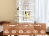Rotating Shoe Rack Tower, 7-Tier Spinning Storage Rack, Free Standing 360&deg Revolving Shoe W1196P512181