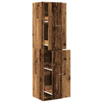 Apothecary Cabinet Old Wood 40x41x174.5 cm Engineered Wood 3309652