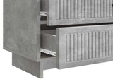 Bedside Cabinet with Drawer Concrete Grey 62 x 34.5 x 47.5 cm 893858
