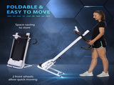 Folding Treadmill Incline, Walking Pad Treadmill for Home, 1-10km/h Under Desk Running Machine T3398P377371