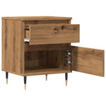 ZNTS Bedside Cabinet Artisan Oak 40x35x50 cm Engineered Wood 857398