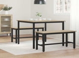 Dining Tables 80 x 80 x 75 cm METAL 892627