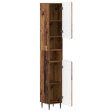Bathroom Cabinet with Open Shelf ZWOLLE Old Wood 896383