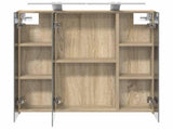 Bathroom Mirror Cabinet Sonoma Oak 70 x 14.5 x 70 cm 889097