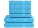 6 Piece Towel Set "FROGN" Turquoise 360 gsm 137091