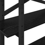 Bookshelf Black Oak 100 x 33.5 x 140 cm Engineered Wood 883940