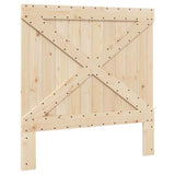 Bed Frame natural pine Solid pinewood Single Bed Frame 3281575