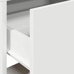 ZNTS Bedside Cabinets with Drawer 2 pcs White 51x31x47 cm 858669