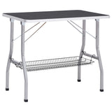 Adjustable Dog Grooming Table with 2 Loops and Basket 171068