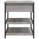 Shoe Bench Grey Sonoma 70x42.5x50 cm Engineered Wood 839031