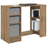 Desk with Drawer Artisan Oak 100 x 40 x 75 cm Engineered Wood 8000459