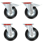 ZNTS Swivel Casters 4 pcs 160 mm 143459