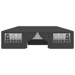 Professional Party Tent with Side Walls 4x9 m Anthracite 90 g/m 48539