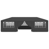 Professional Party Tent with Side Walls 4x9 m Anthracite 90 g/m 48539