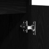 Sideboard with Drawers Black Oak 100.5x35x76 cm Engineered Wood 3328445