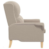 Armchair Light grey 76 x 94 x 102 cm Sharpa Fabric 42009851