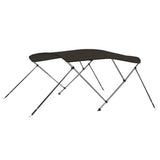 3-bow Bimini Top Black 183x180x137 cm 94804