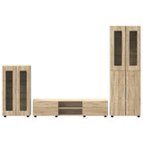TV Cabinet Set FLORIN 3 pcs Sonoma Oak Engineered Wood 3397976