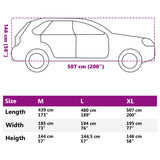 Car Cover for SUV with Buckle Straps Full Silver XL 4008932