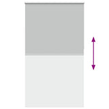 Roller Blind Blackout Light Grey 125x230 cm Fabric Width 121.6 cm Polyester 4011471