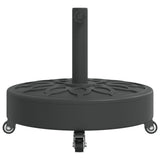 Parasol Base with Wheels for 38 / 48 mm Poles 27 kg Round 4007976