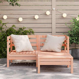 Garden Sofa Natural wood Solid Douglas wood 2-seater Modular 838024