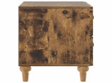 Bedside Cabinet Smoked Oak 62 x 34.5 x 48 cm Engineered Wood 894090
