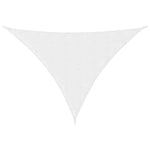 Sunshade Sail Oxford Fabric Triangular 5x7x7 m White 135292