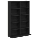 CD Cabinet 2 pcs Black Oak 65 x 23.5 x 97.5 cm Engineered Wood 8012677