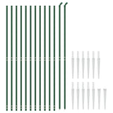 Wire Mesh Fence with Spike Anchors Green 2x25 m 154126