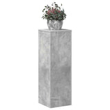 Plant Stand Concrete Grey 33x33x100 cm Engineered Wood 852954