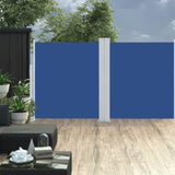 Retractable Side Awning Blue 160x600 cm 317998