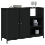 Sideboard Black 100x33x75 cm Engineered Wood 835549