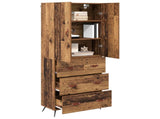Highboard Old Wood 69.5 x 34 x 180 cm Engineered Wood 3415784