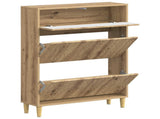 Shoe Cabinet DELFT 78 x 24 x 103 cm Engineered Wood Artisan Oak 897104