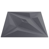 Wall Panels Star 24 pcs Star Grey 50 x 50 cm XPS Foam 42046073