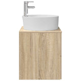 Wall-Mounted Sink Vanity Sonoma Oak 49.5 x 44.5 x 65 cm 890296